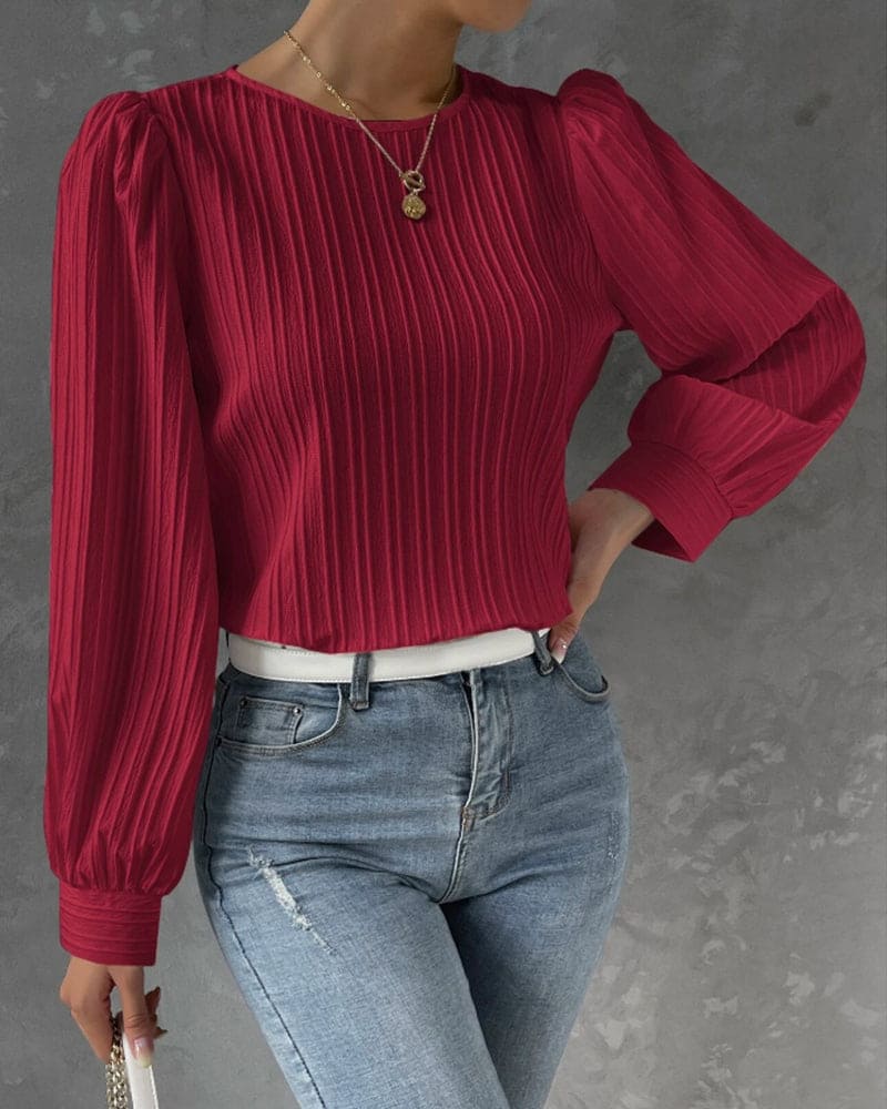 Olivia – Blus i raffinerad stil