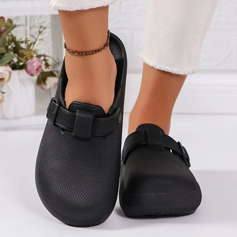 Unisex EVA-tofflor med stängd tå – Lätta, halkfria och bekväma för arbete och sommarbruk