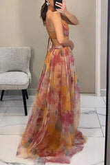 Frostine - Élégante Robe Florale
