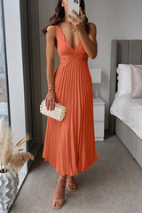 Yasmin - Robe Plissée Élégante