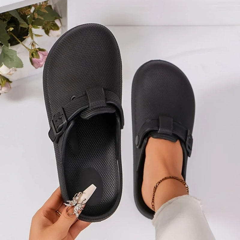 Unisex EVA-tofflor med stängd tå – Lätta, halkfria och bekväma för arbete och sommarbruk