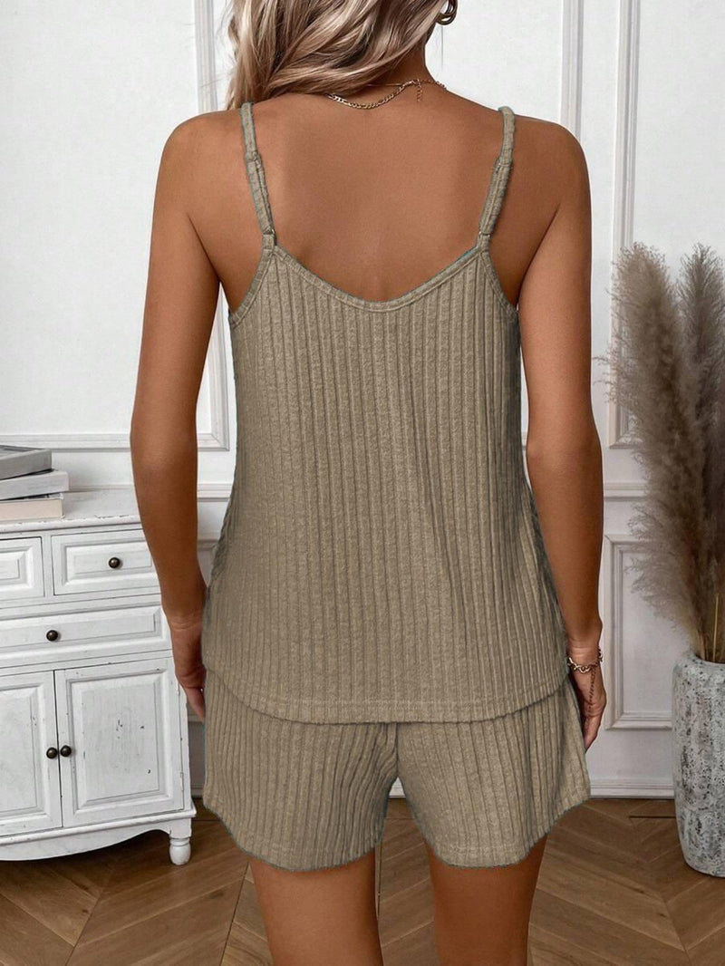 Lina – Ensemble Estival Léger avec Débardeur et Short Large