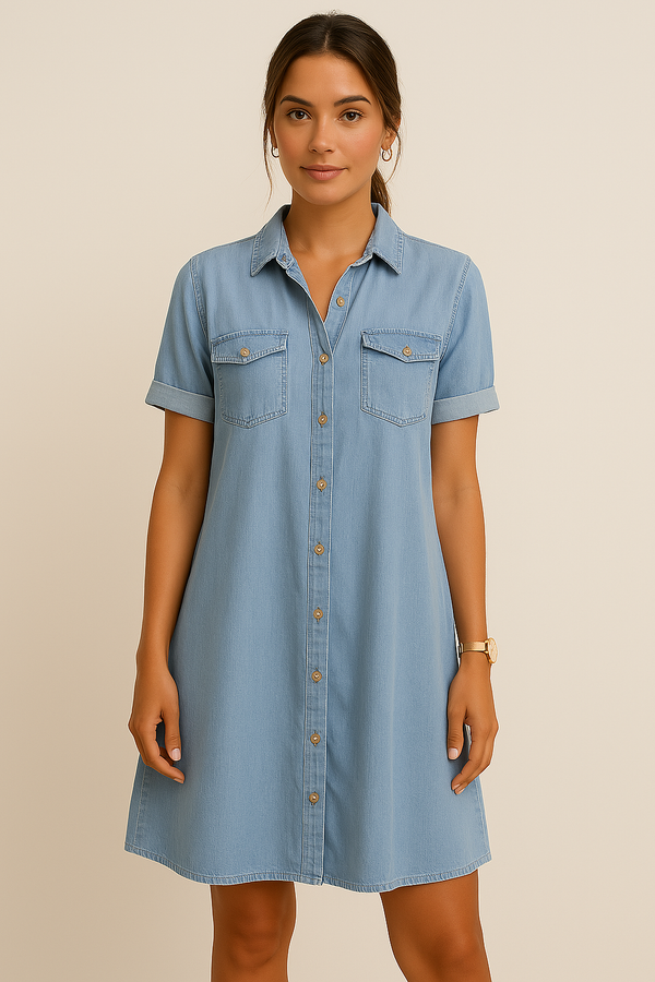 Claire | EasyFit jeansklänning