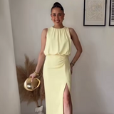 Liene™ |Robe midi élégante