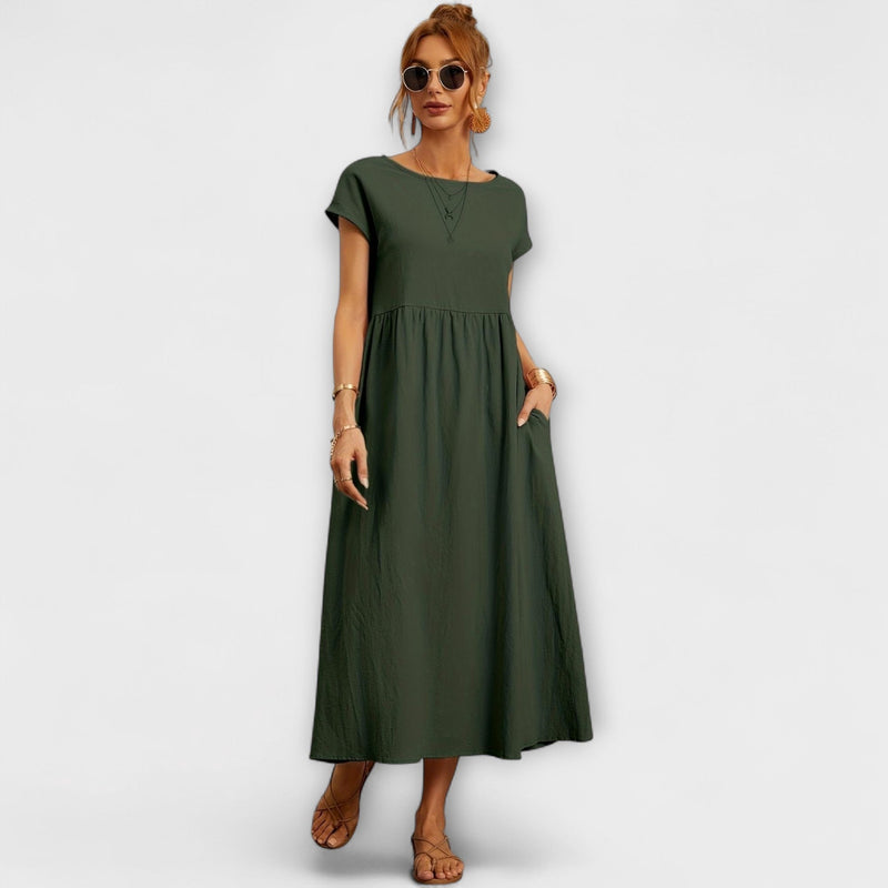 Camille™ | Émilienne Robe Légère et Féminine de Printemps