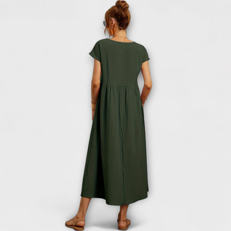 Camille™ | Émilienne Robe Légère et Féminine de Printemps
