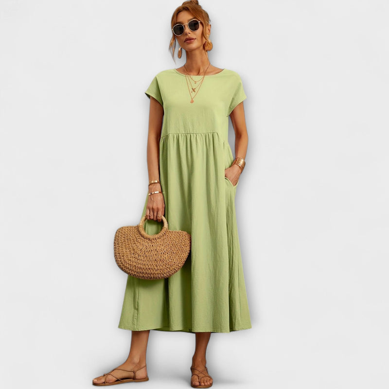 Camille™ | Émilienne Robe Légère et Féminine de Printemps