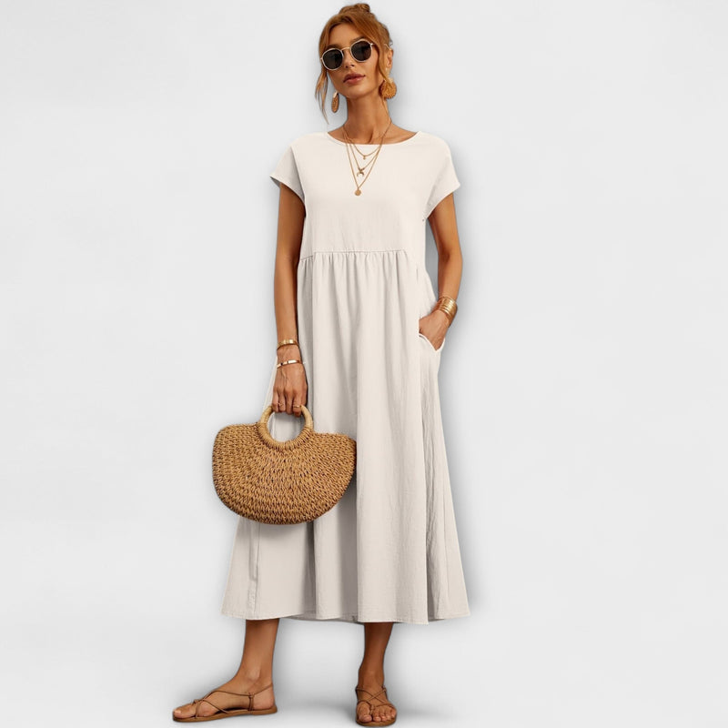 Camille™ | Émilienne Robe Légère et Féminine de Printemps