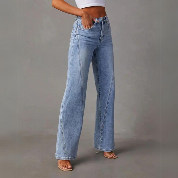 Adora – Jeans Large Taille Haute