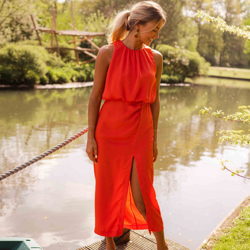 Liene™ |Robe midi élégante