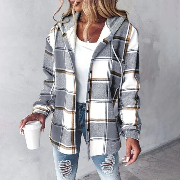 Josefin™ | Aurora Flanelljacka