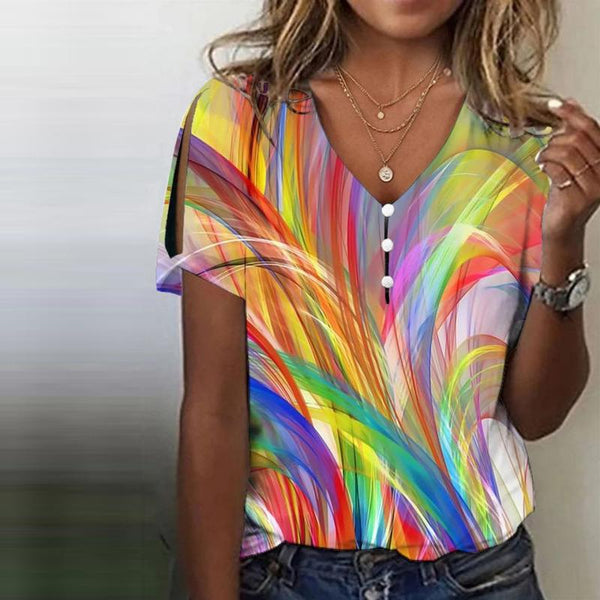 Blus med färgad gradient