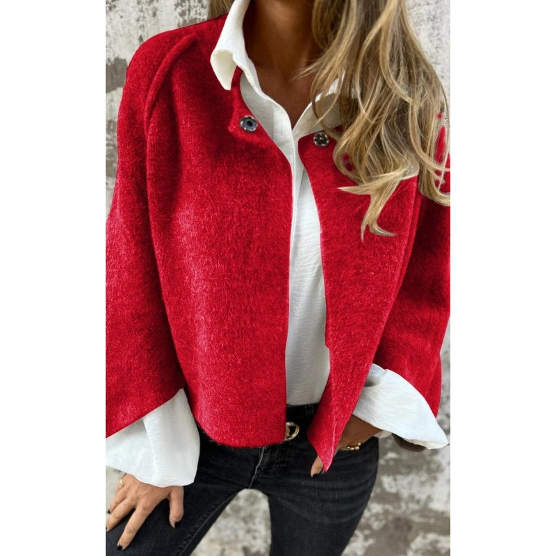 ELISE™ – Elegant Kort Jacka med Chic Utställda Ärmar